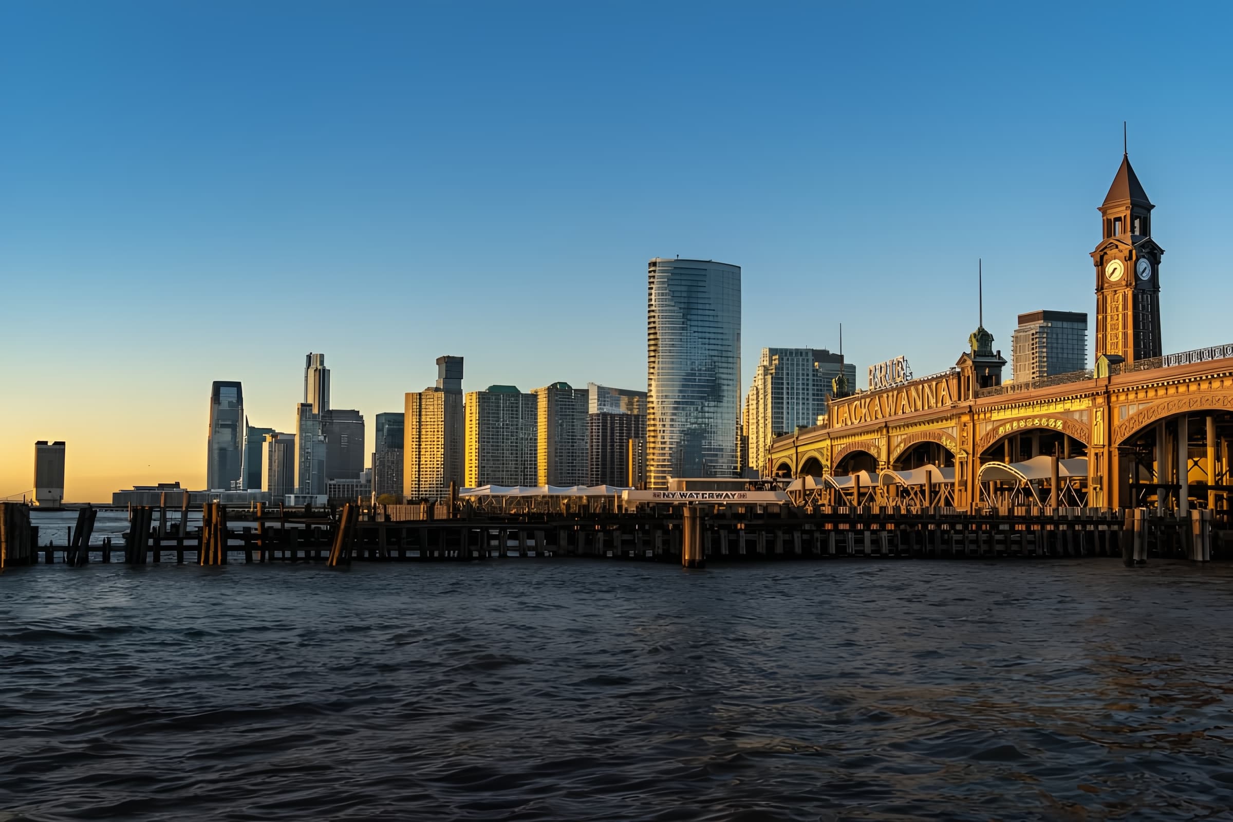 Fort Lee and Edgewater skyline