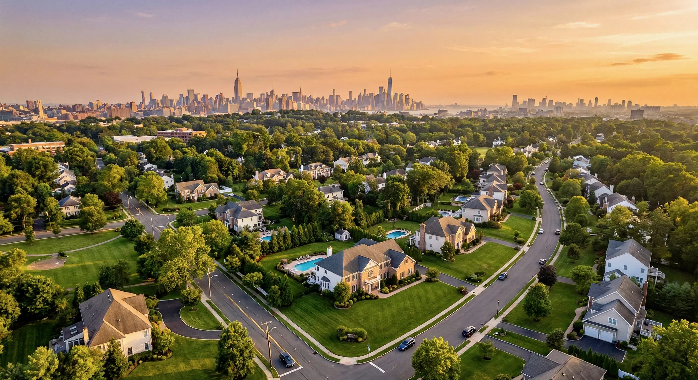 Fort Lee and Edgewater skyline